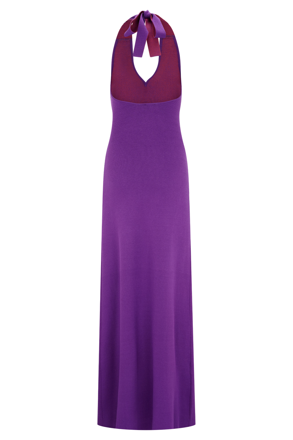 Stacy Knit Halter Maxi Dress - Multicolour