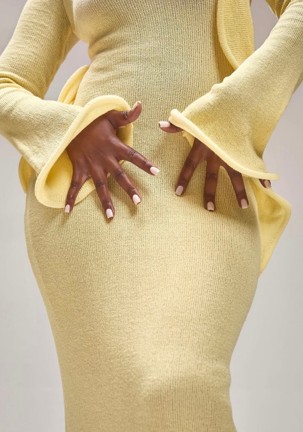 Sandrine Butter Yellow Dress