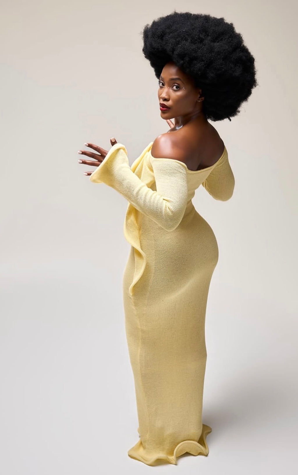 Sandrine Butter Yellow Dress