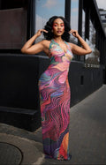 Mirage Dress - Multi-Coloured