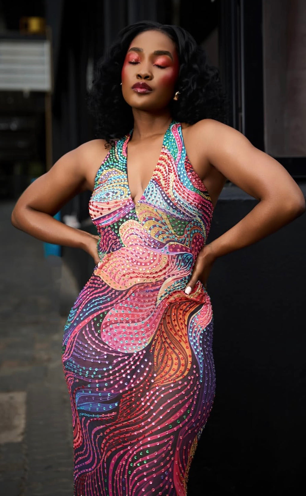 Mirage Dress - Multi-Coloured