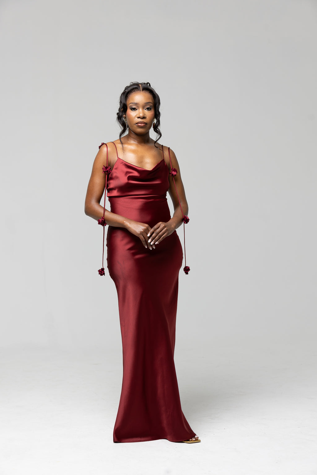 Slip Maxi Dress - Burgundy
