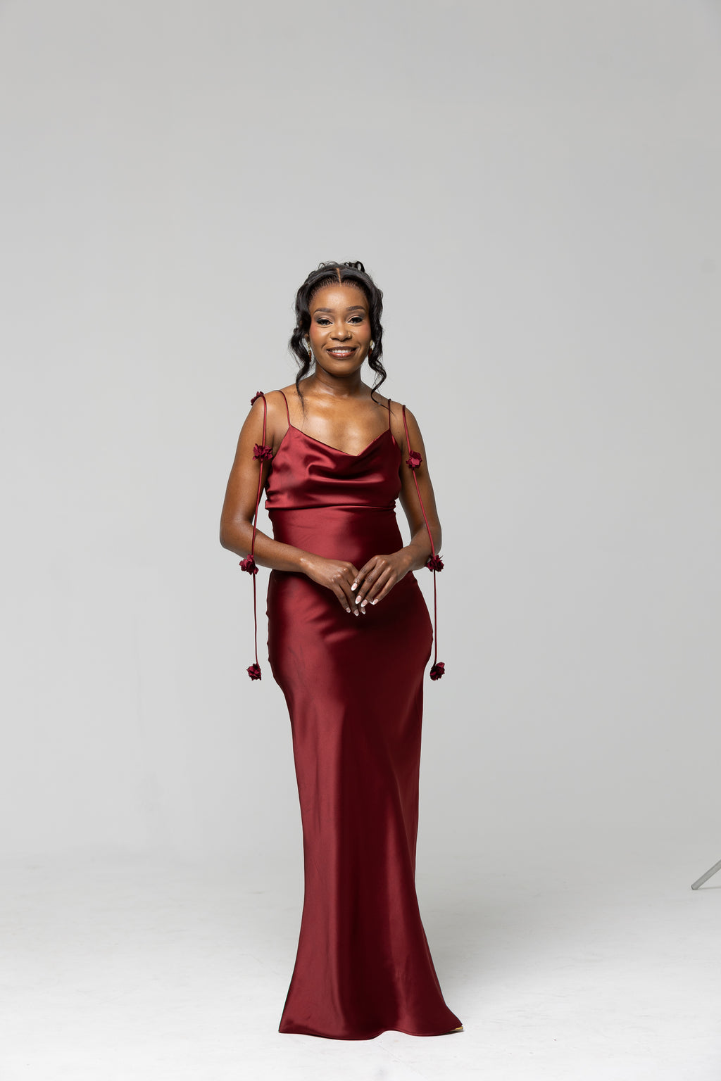 Slip Maxi Dress - Burgundy