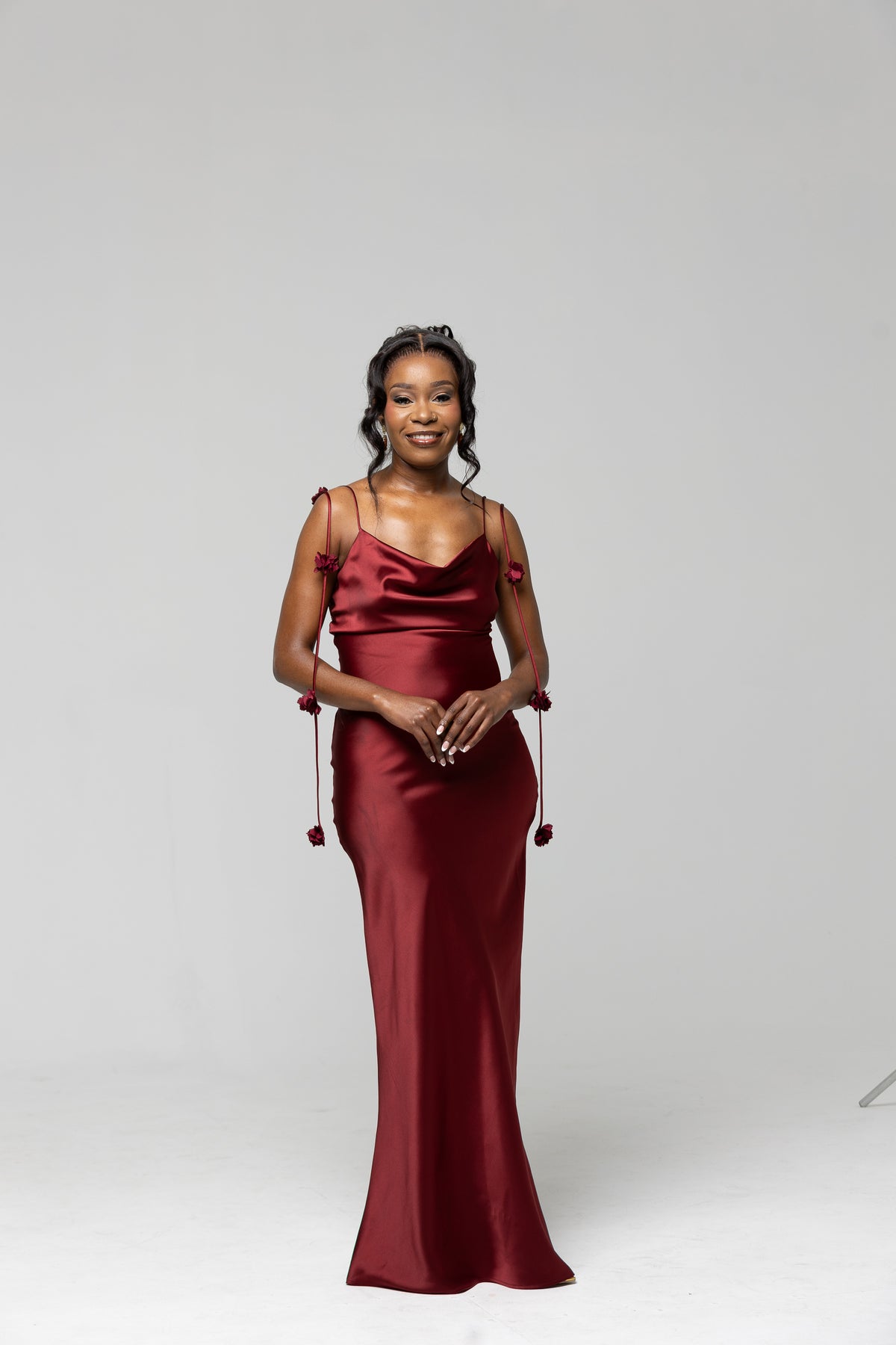 Slip Maxi Dress - Burgundy