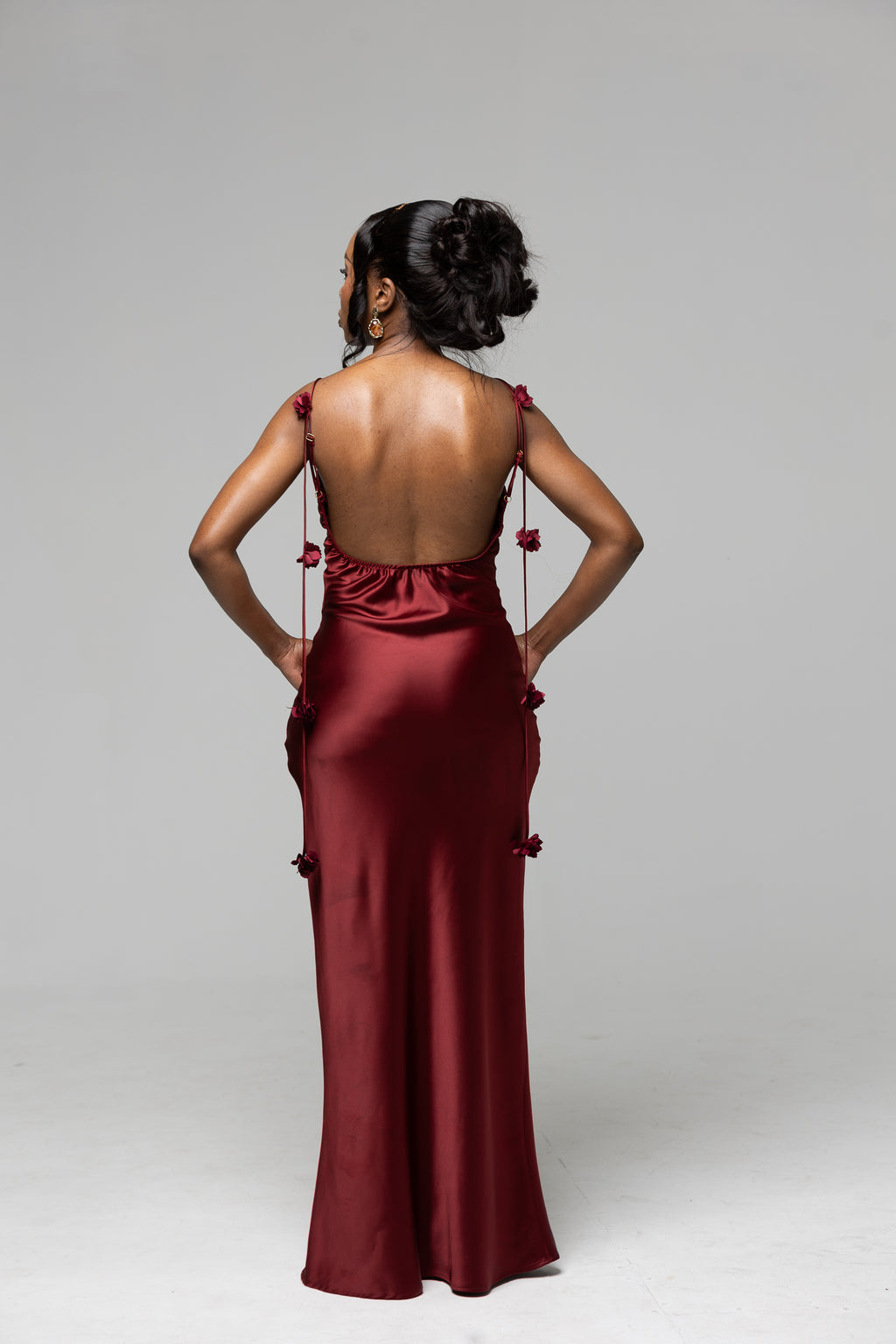 Slip Maxi Dress - Burgundy