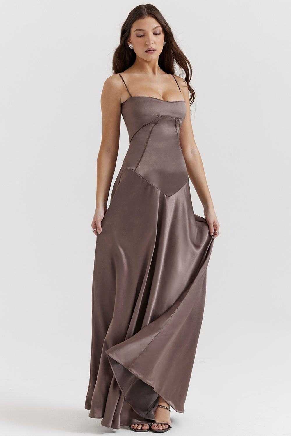 Anabella Dress - Smoke
