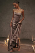 Anabella Dress - Smoke